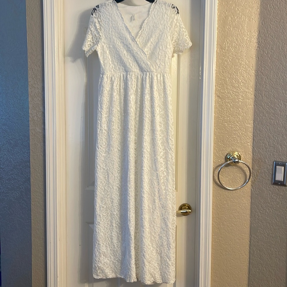 Pinkblush maternity maxi dress size S